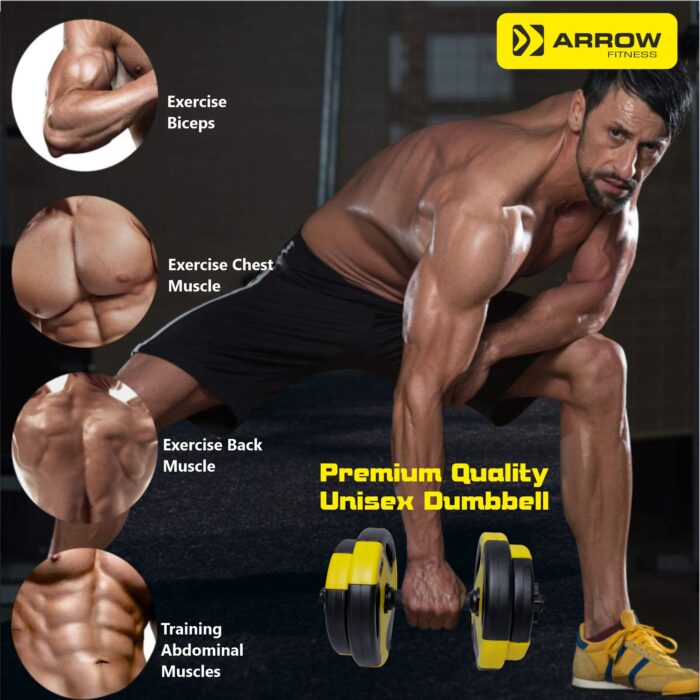 Adjustable PVC Dumbbell 3.5 KG to 8.5 KG - Image 5
